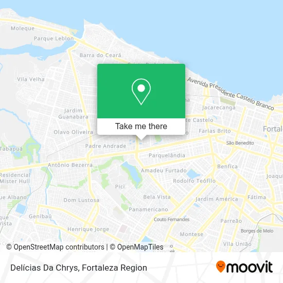 Delícias Da Chrys map