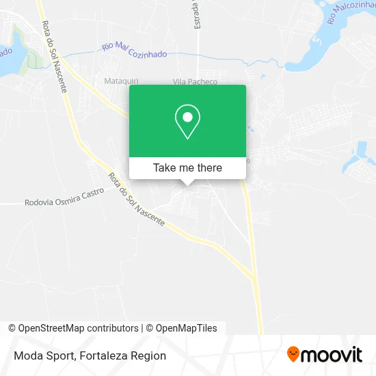 Moda Sport map