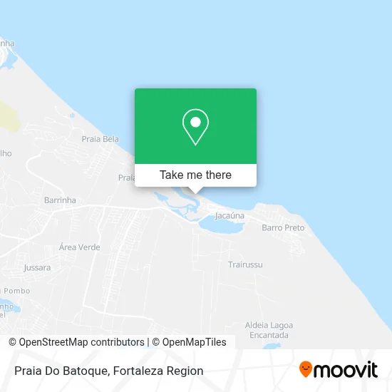 Praia Do Batoque map