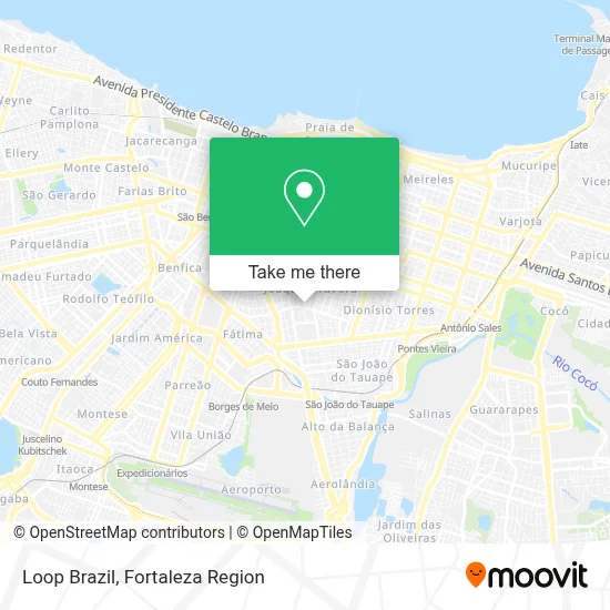 Loop Brazil map