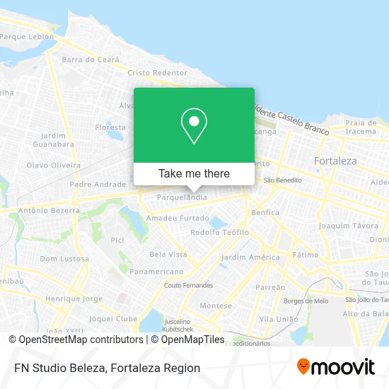 FN Studio Beleza map