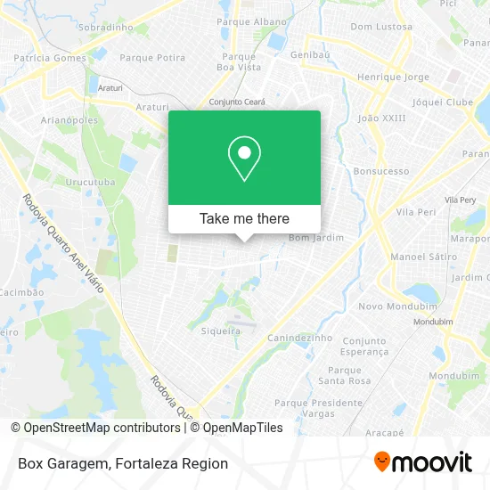 Box Garagem map