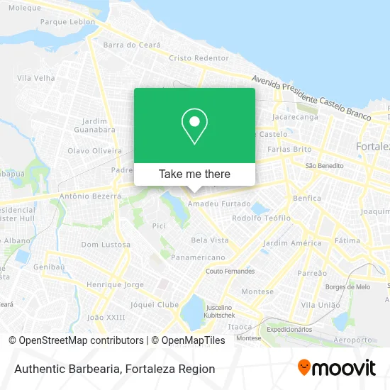 Authentic Barbearia map
