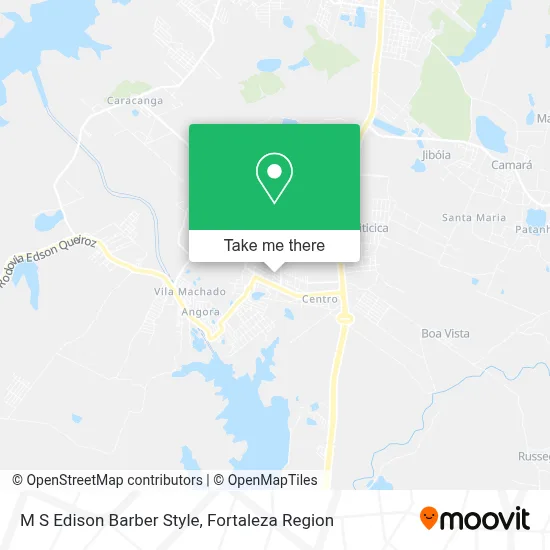 M S Edison Barber Style map