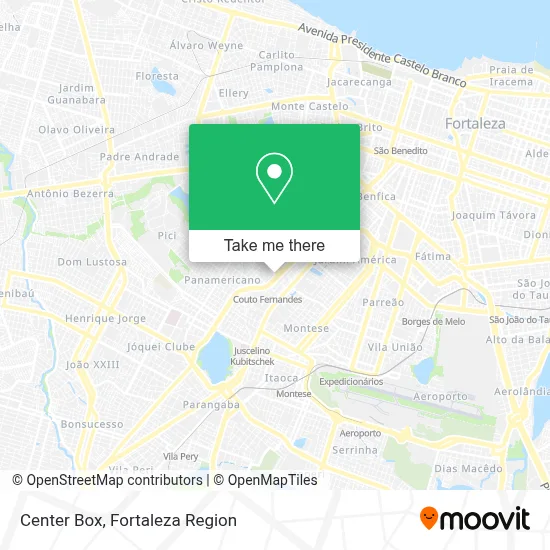 Center Box map
