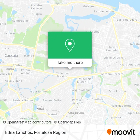 Edna Lanches map