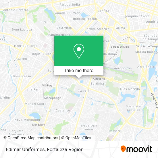 Edimar Uniformes map