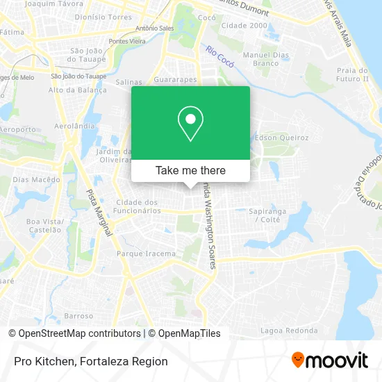 Pro Kitchen map