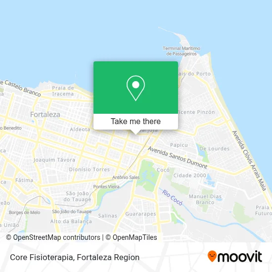 Core Fisioterapia map