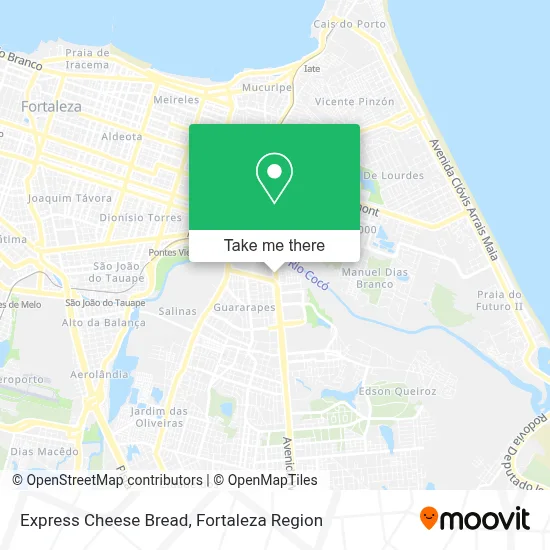 Express Cheese Bread map