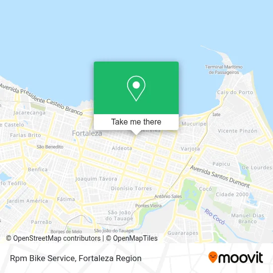 Rpm Bike Service map