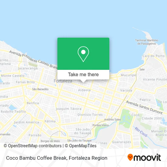 Coco Bambu Coffee Break map