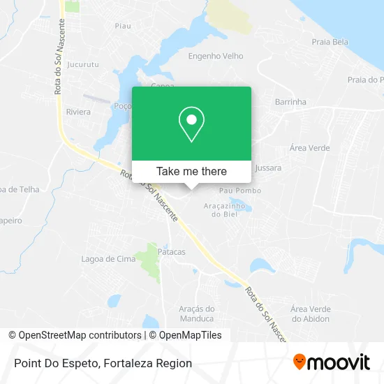 Point Do Espeto map