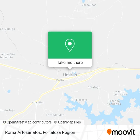 Roma Artesanatos map