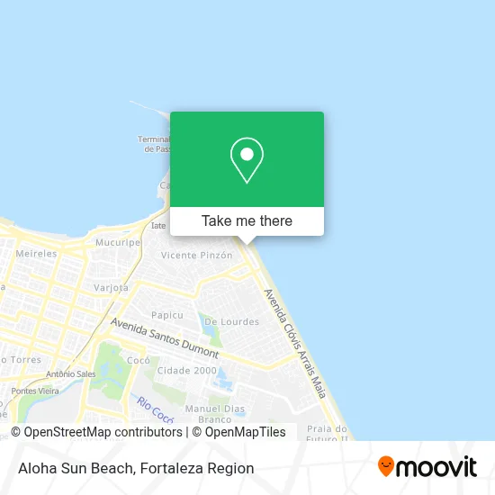 Aloha Sun Beach map