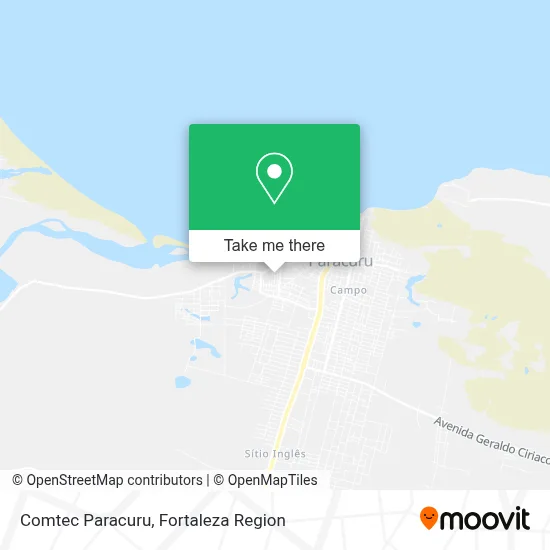 Comtec Paracuru map
