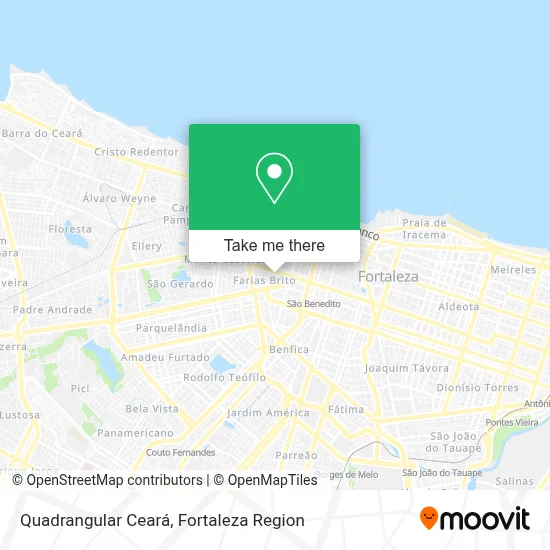 Quadrangular Ceará map