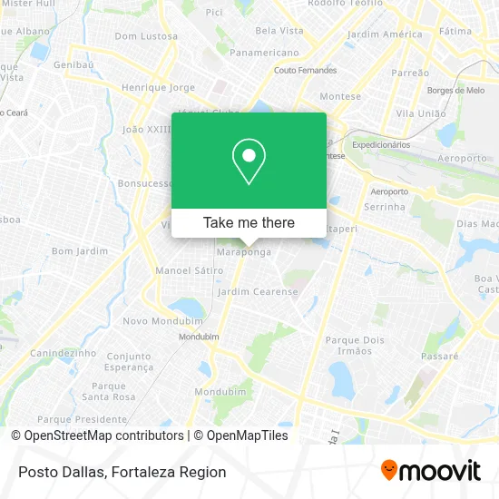 Posto Dallas map