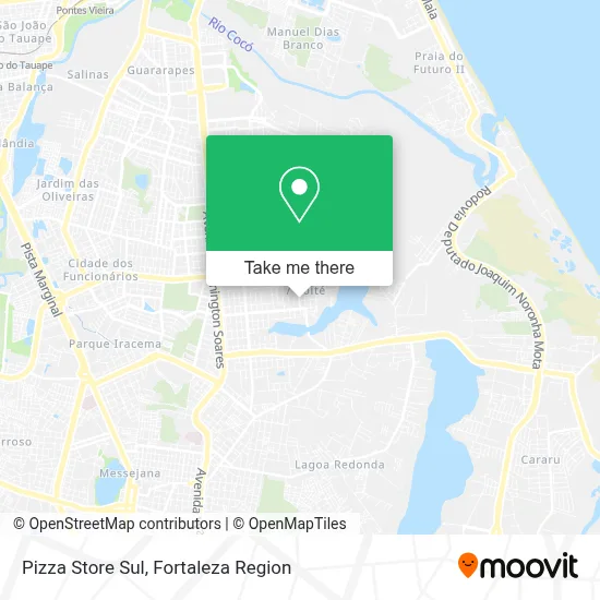 Pizza Store Sul map