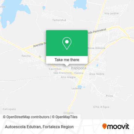 Autoescola Edutran map