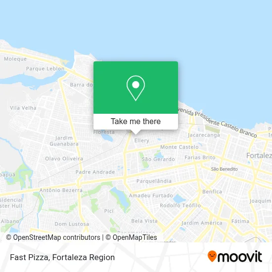 Fast Pizza map