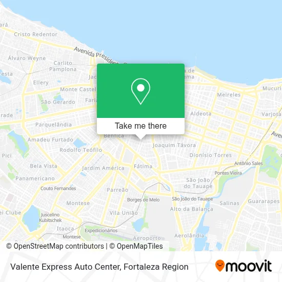 Valente Express Auto Center map