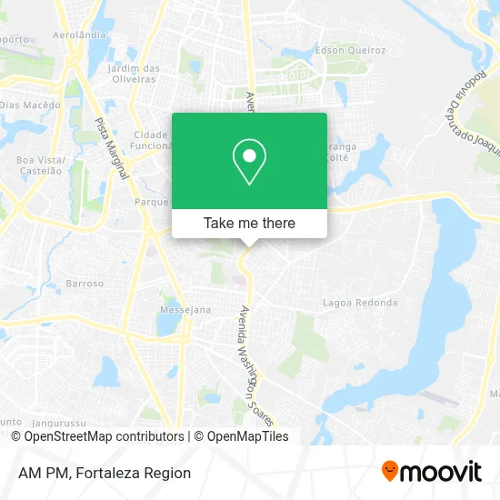 AM PM map