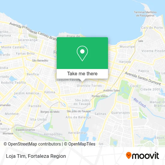 Loja Tim map
