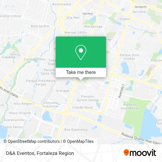 D&A Eventos map