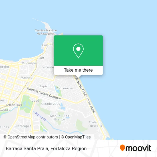Barraca Santa Praia map