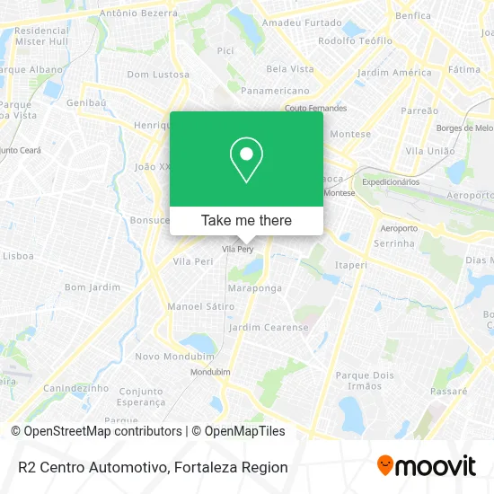 R2 Centro Automotivo map
