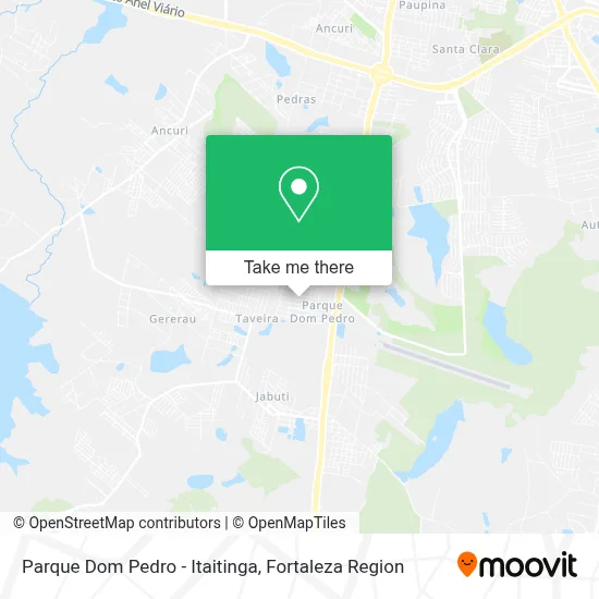Parque Dom Pedro - Itaitinga map