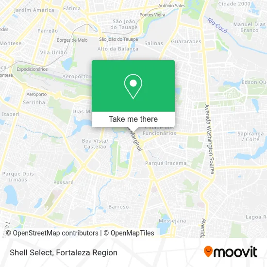 Shell Select map