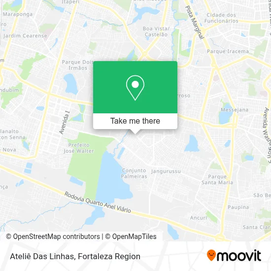 Ateliê Das Linhas map