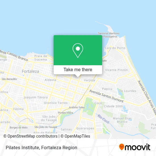 Pilates Institute map