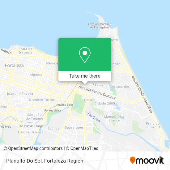 Planalto Do Sol map