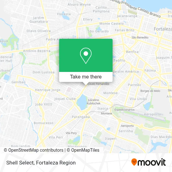 Shell Select map