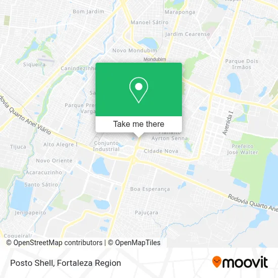 Posto Shell map