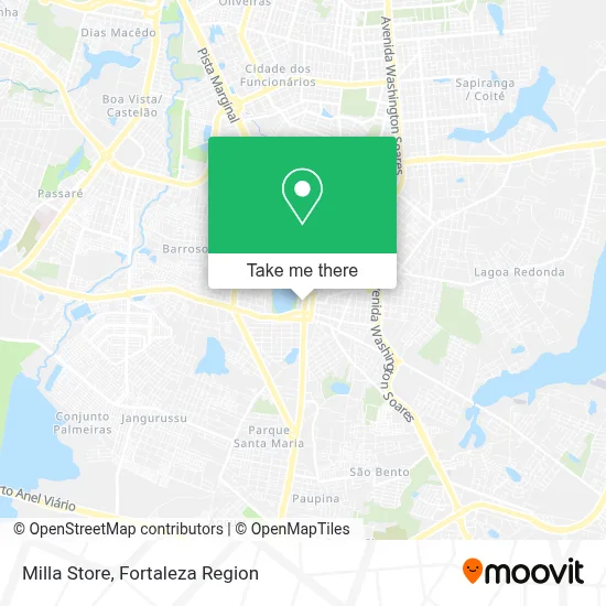 Milla Store map