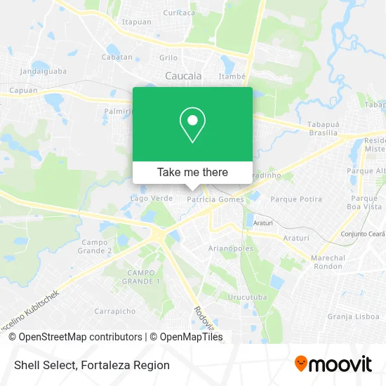 Shell Select map