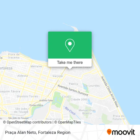 Praça Alan Neto map