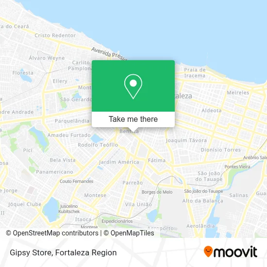 Gipsy Store map