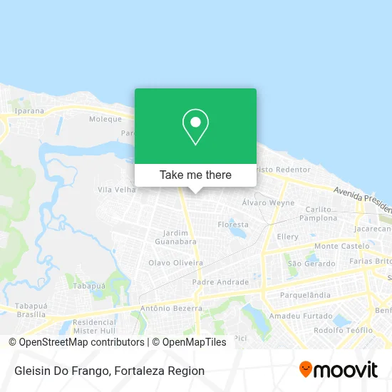 Gleisin Do Frango map