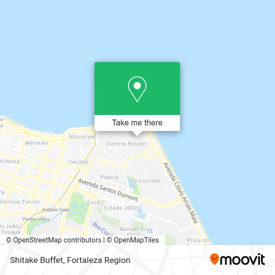 Shitake Buffet map