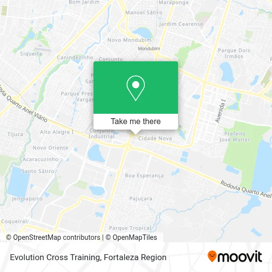 Evolution Cross Training map