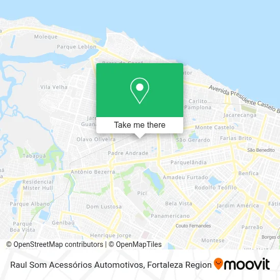 Raul Som Acessórios Automotivos map