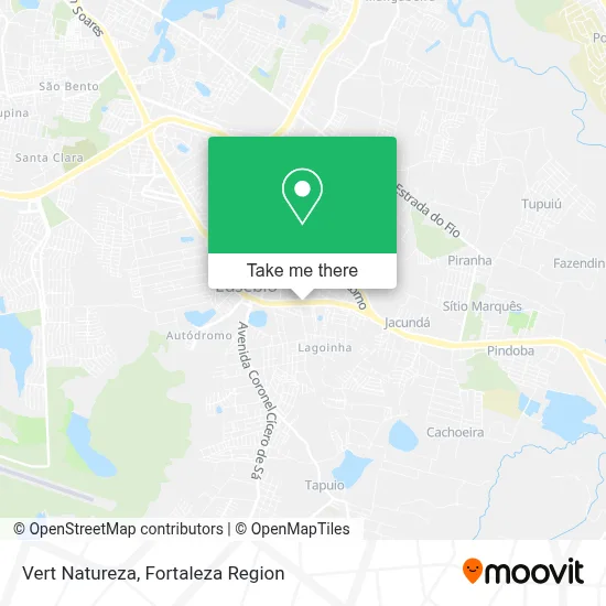 Vert Natureza map