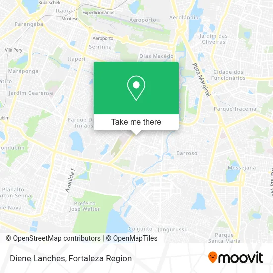 Diene Lanches map