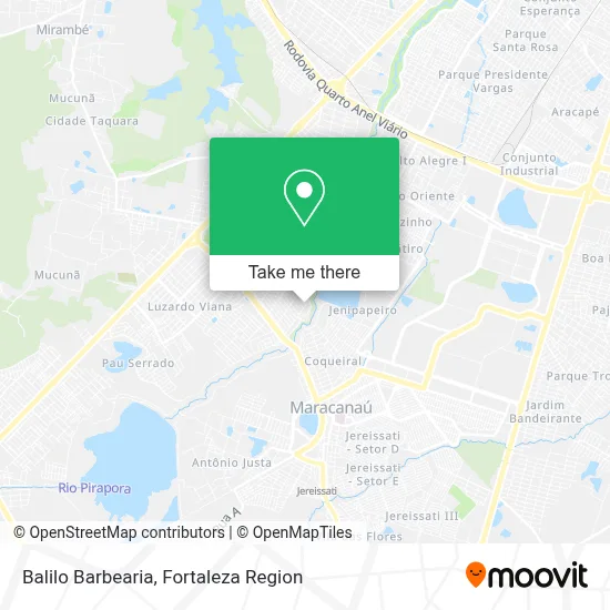 Balilo Barbearia map