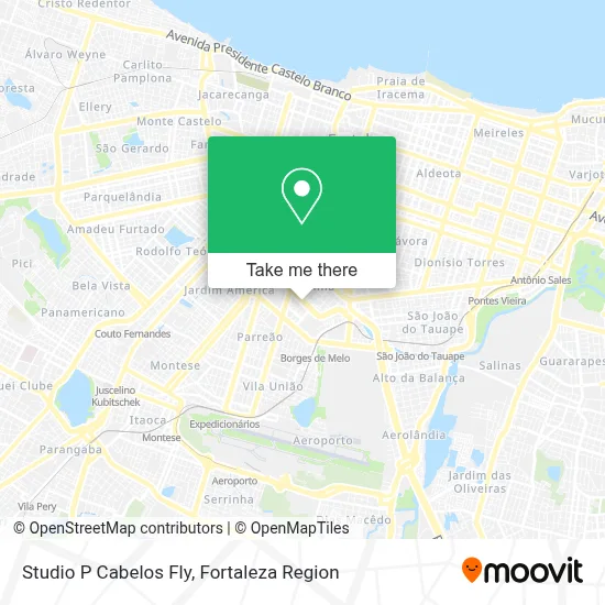 Studio P Cabelos Fly map